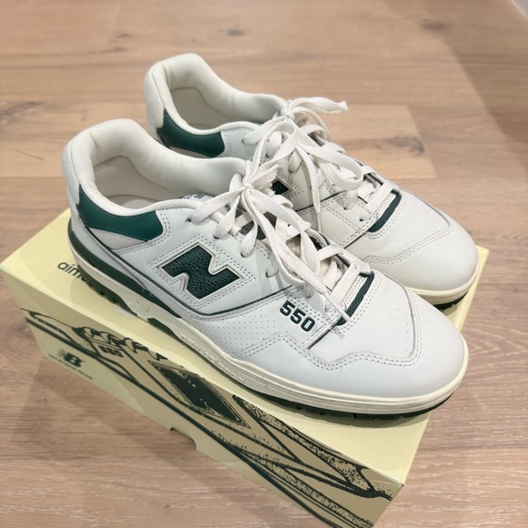 New Balance 550 Aime Leon Dore White Green